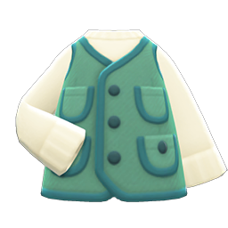 Nookmart | Tweed Vest (Animal Crossing: New Horizons)