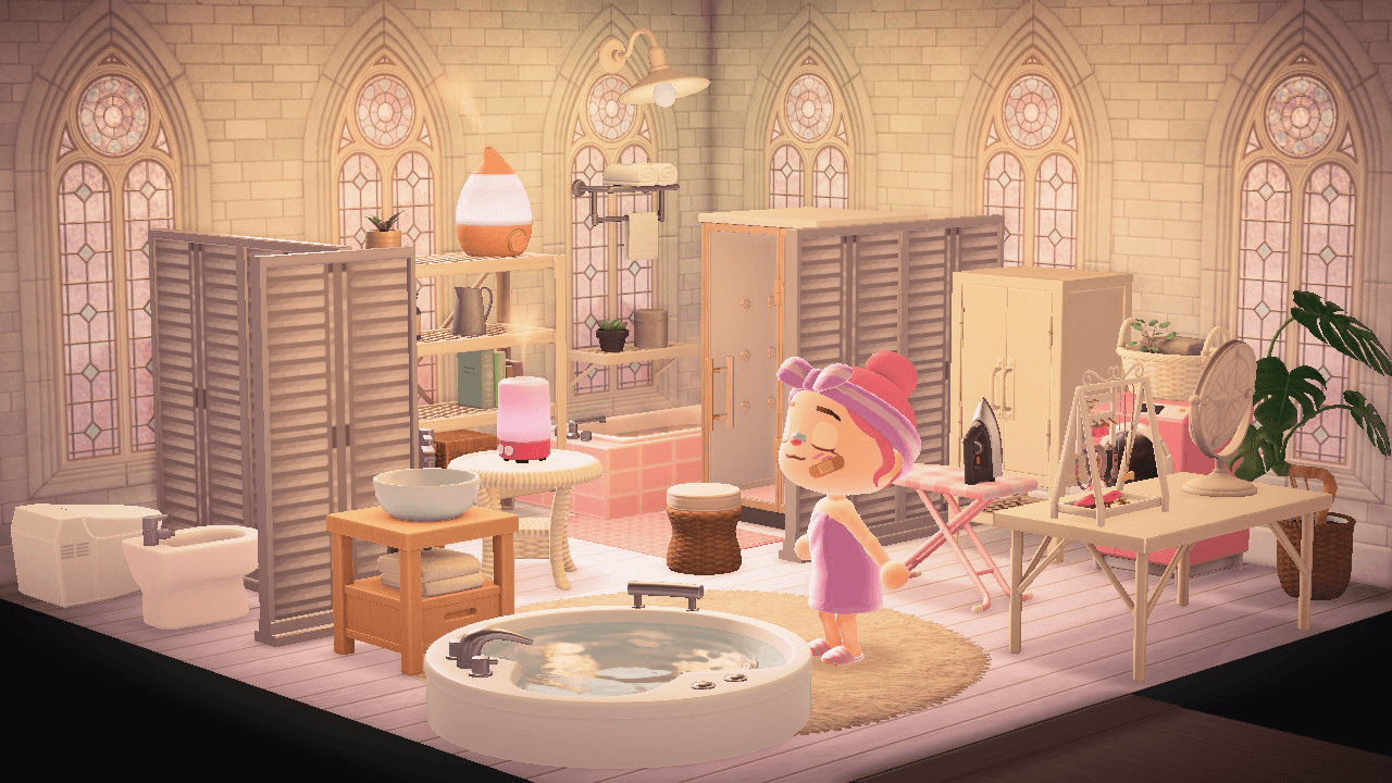 Nookmart Pink Bathroom Collection (Animal Crossing New Horizons)